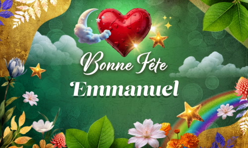 Aperçu de la carte : Joyeux 25 décembre à Emmanuel !