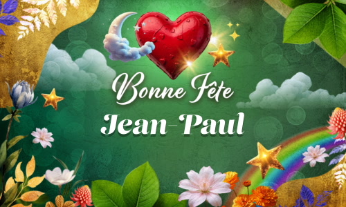 Aperçu de la carte : C'est la Journée de Jean-Paul !