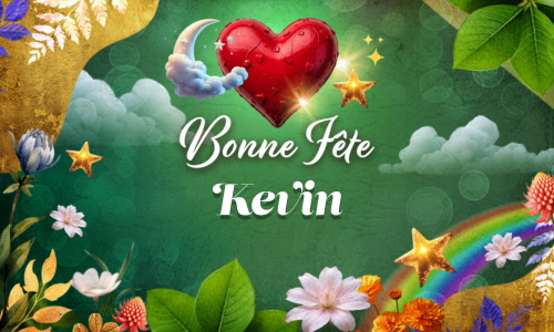 Aperçu de la carte : Joyeuse fête Kevin, le 3 juin !