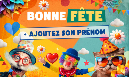 Aperçu de la carte : Une journée sous le signe du rire !