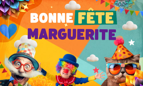Première carte bonne fête Marguerite - 16 novembre