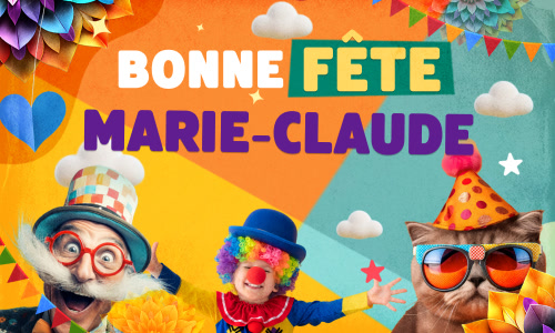 Aperçu de la carte : Bonne fête Marie-Claude !