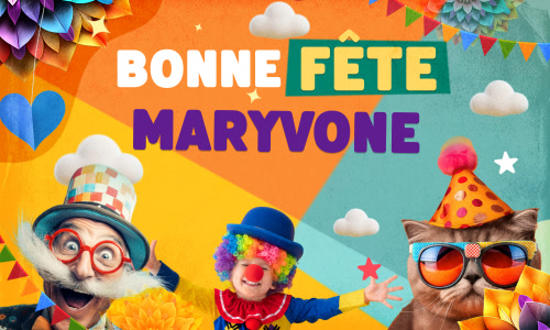 Aperçu de la carte : Célébration spéciale pour Maryvone !