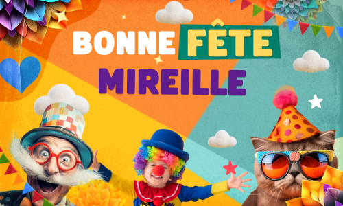 Aperçu de la carte : Célébration spéciale pour Mireille !
