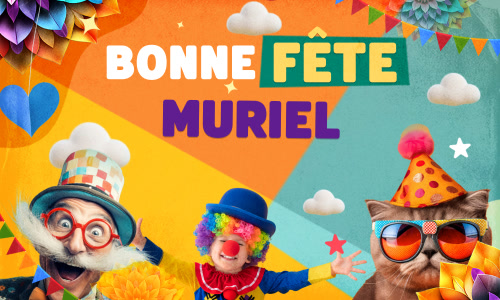 Aperçu de la carte : Célébration spéciale pour Muriel !