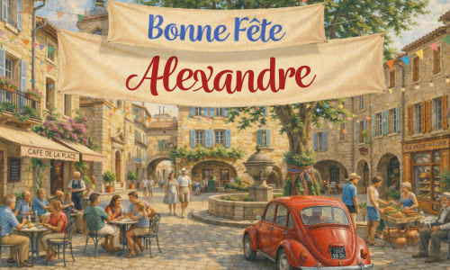 Fêtez Alexandre ce 22 avril
