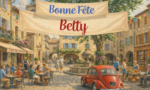 Célébration spéciale pour Betty !