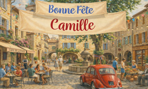 Célébration spéciale pour Camille !