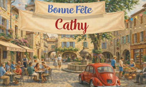 Surprise pour Cathy, 24 mars !