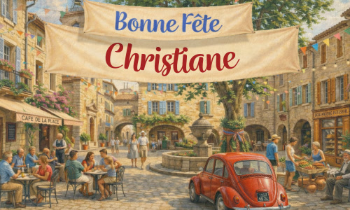 Fêtez Christiane ce 24 juillet