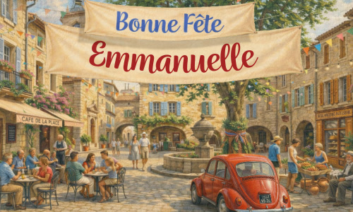 Joyeux 25 décembre à Emmanuelle !