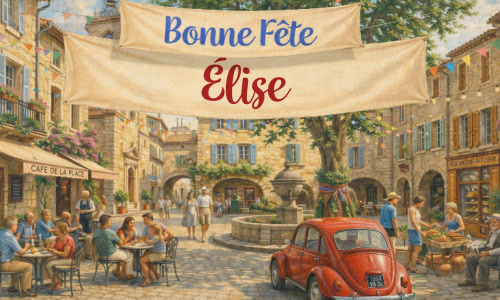 Joyeux 17 novembre à Élise !