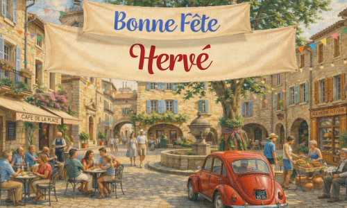 Surprise pour Hervé, 17 juin !