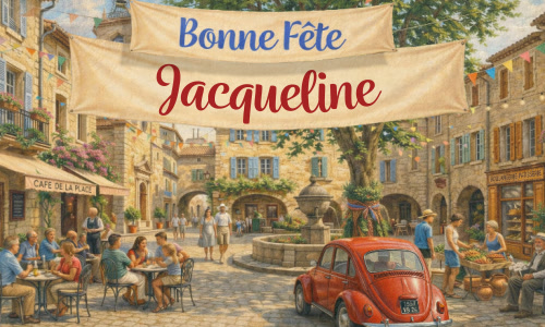 Joyeux 8 février à Jacqueline !