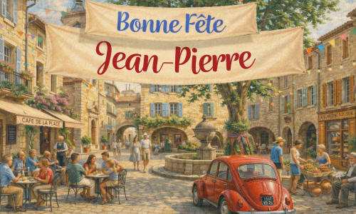 Jean-Pierre, bonne fête le 18 février !