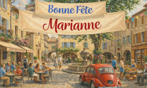 Joyeuse fête Marianne, le 17 avril !