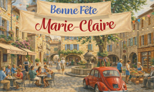 Bonne fête Marie-Claire !