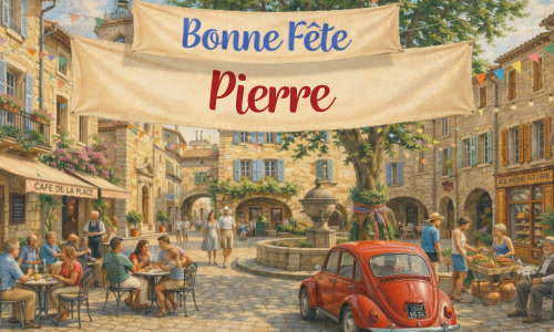 Pierre à l'honneur ce 29 juin !