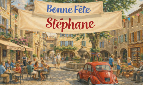 Stéphane, bonne fête le 26 décembre !