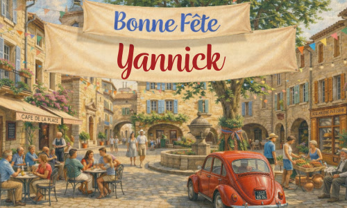 Joyeuse fête Yannick, le 27 décembre !