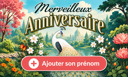Une carte bonheur avec son prénom