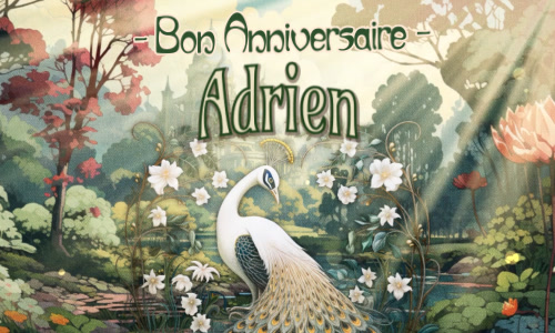 Une journée spéciale pour Adrien