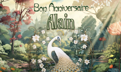 Une journée spéciale pour Alain