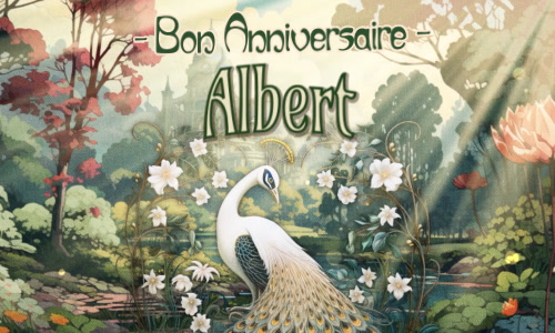 Un beau gâteau pour Albert