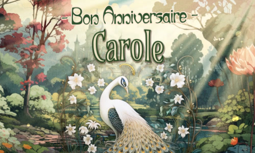 Une journée spéciale pour Carole
