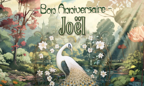 Joël, c'est ta journée !