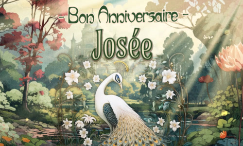 Bon anniversaire Josée !