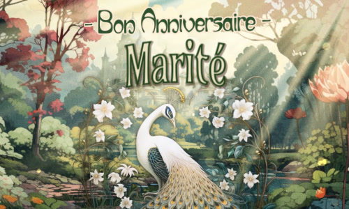 Marité, c'est ta journée !