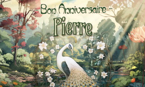 Un beau gâteau pour Pierre