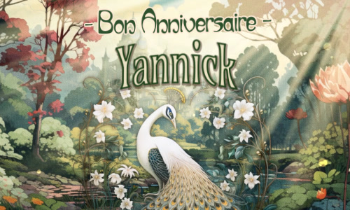 Yannick, c'est ta journée !