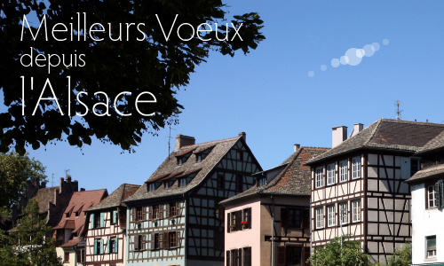 Aperçu de la carte : Voeux d'Alsace