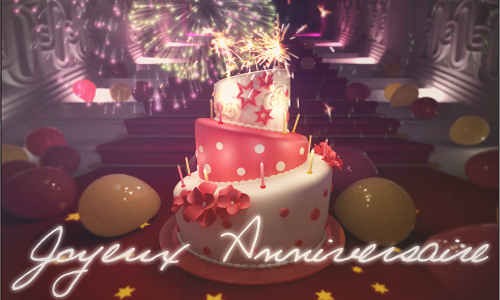 Aperçu de la carte : Gâteau d'anniversaire 3D