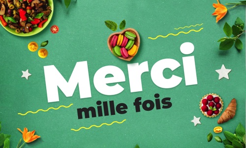 Aperçu de la carte : Merci, 1000 fois !