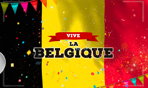 Aperçu de la carte : 21 juillet, c'est la fête nationale Belge !