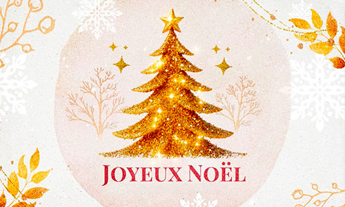 Première carte joyeux Noël