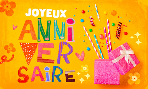 Première carte joyeux anniversaire