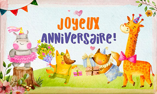 Aperçu de la carte : La recette d'un anniversaire réussi