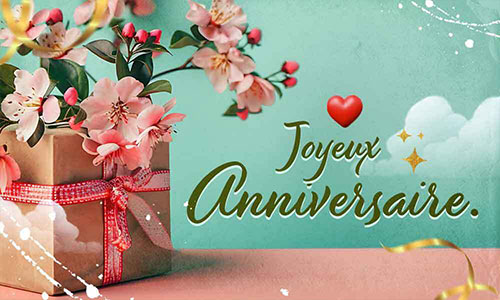 Première carte joyeux anniversaire