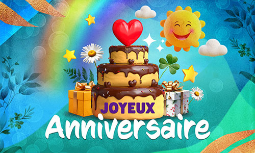 Première carte joyeux anniversaire