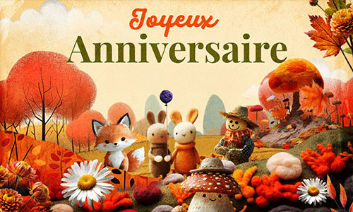 Première carte joyeux anniversaire