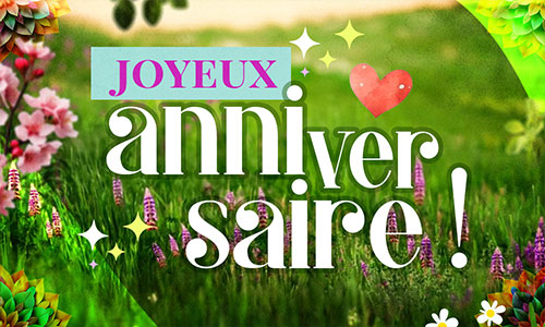 Première carte joyeux anniversaire