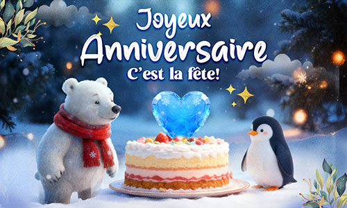 Première carte joyeux anniversaire