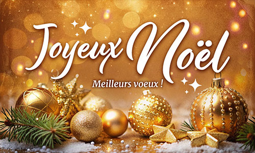 Première carte joyeux Noël
