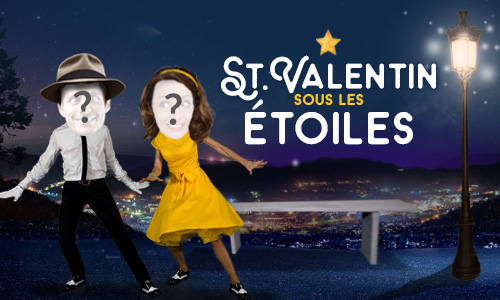 Aperçu de la carte : Une Saint-Valentin sous les étoiles