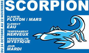 Cartes Signe Astrologique Scorpion Gratuites