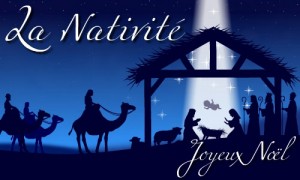 Cute Nativité Noël Carte de vœux personnalisée